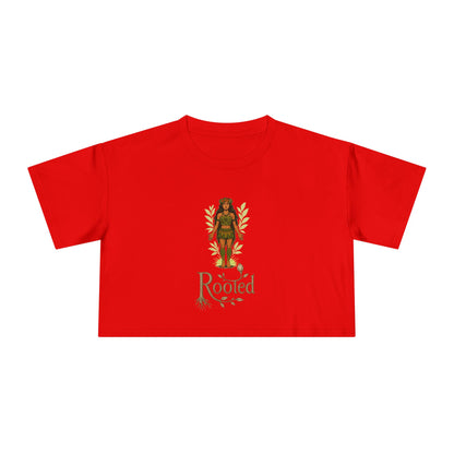 Rooted Women's Crop Tee - Effortless & Empowered