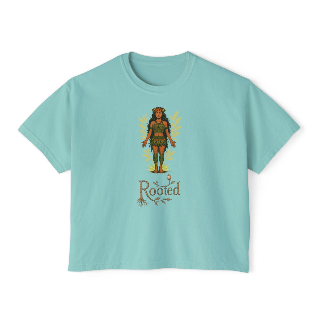 Rooted Women's Crop Tee - Effortless & Empowered