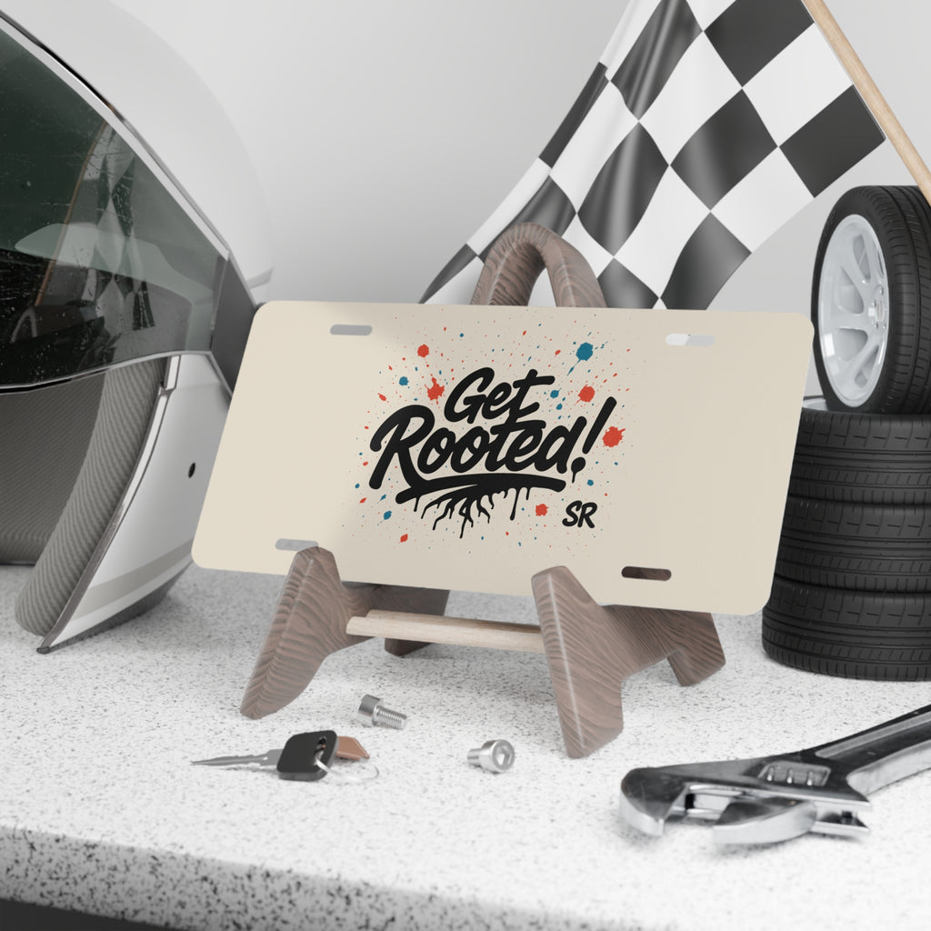 Get Rooted! Vanity License Plate