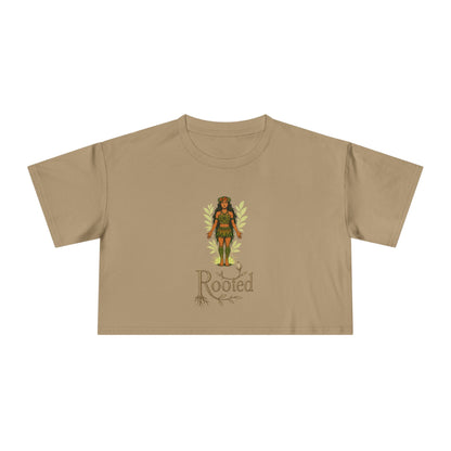 Rooted Women's Crop Tee - Effortless & Empowered