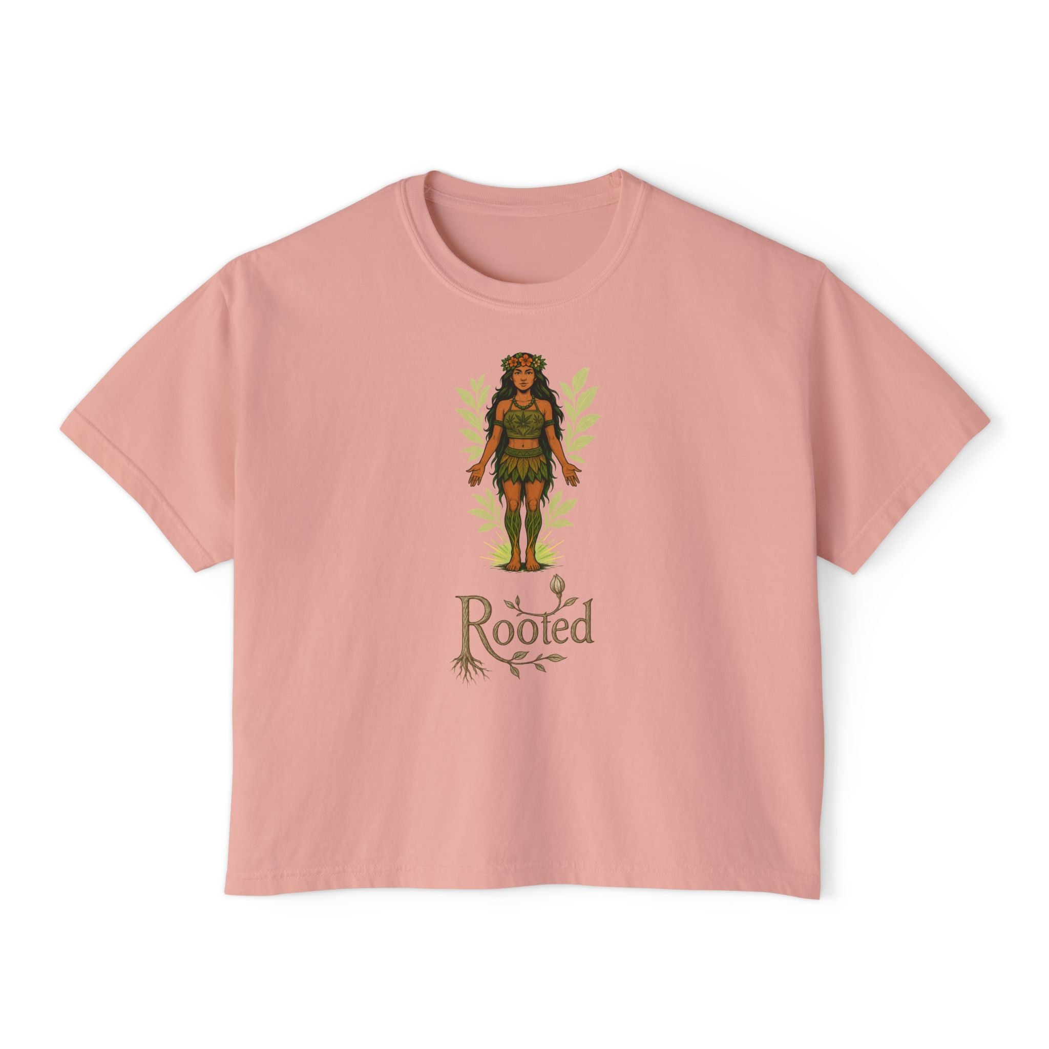 Rooted Women's Crop Tee - Effortless & Empowered