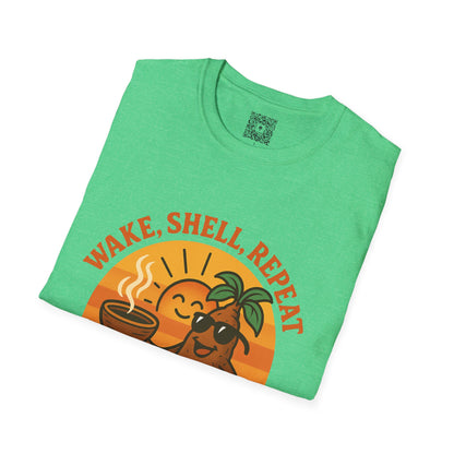 Wake,Shell, Repeat - Unisex Tee