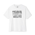 Kava-Inspired Unisex Oversized Tee, Casual Comfort Wear, Gift for Friends, Relaxation Vibe, Trendy Cannabis Apparel
