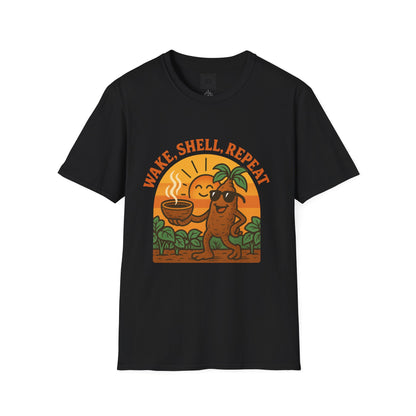Wake,Shell, Repeat - Unisex Tee