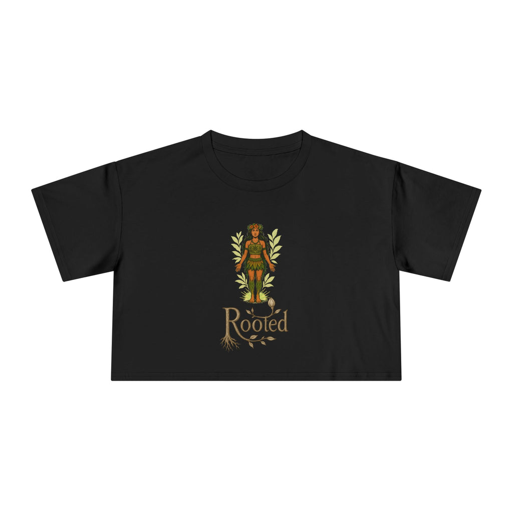 Rooted Women's Crop Tee - Effortless & Empowered