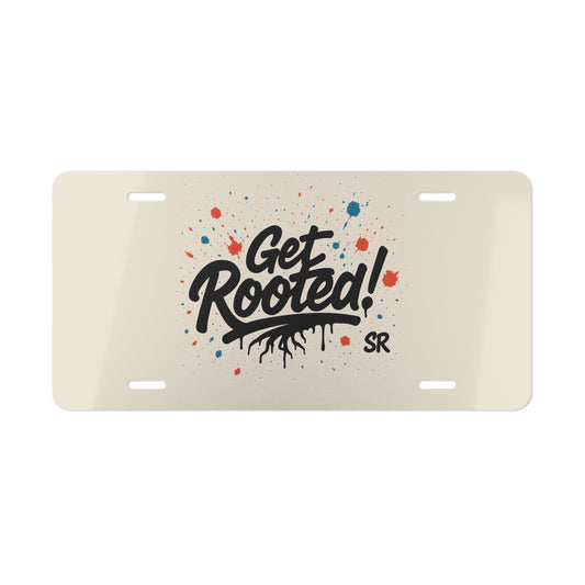 Get Rooted! Vanity License Plate