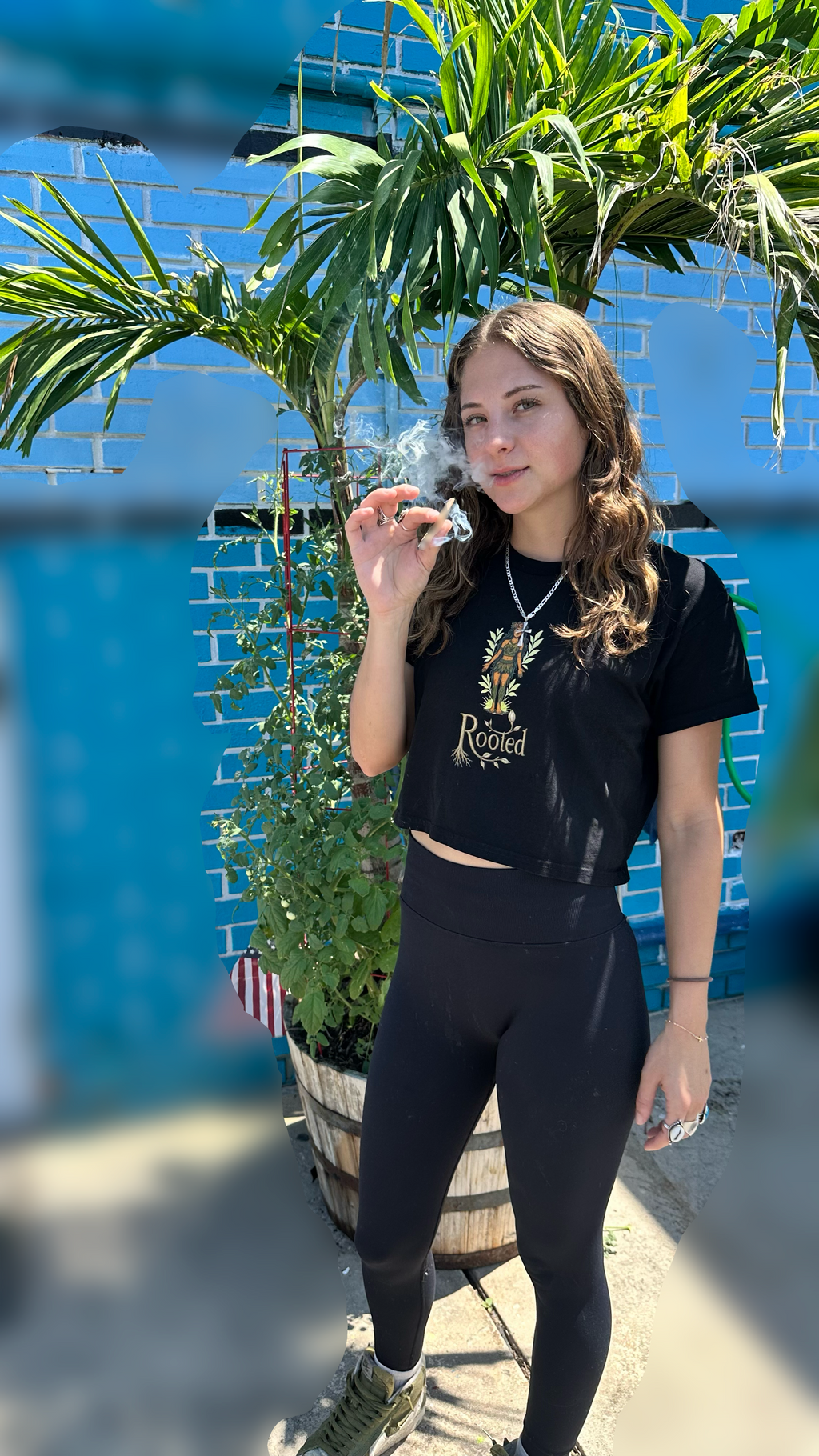 Rooted Women's Crop Tee - Effortless & Empowered